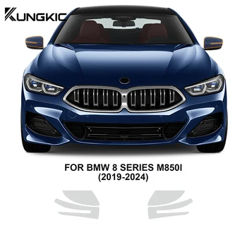 KUNGKIC PPF pre BMW M850i M840i 8 Series 2022-2024 8.5 Mil Pred Rez Farba ochranný Film Transparentné Svetlometu Spätné Nálepky