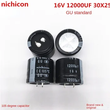 （1PCS）16V12000UF 30X25 nichicon Nikicon Elektrolytický Kondenzátor 12000UF 16V 30*25