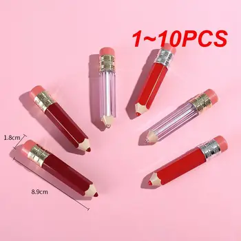 1~10PCS 3.5 ml Prázdne Lesk na Pery Trubice Kontajner Jasné, Balzam na Pery Rúry Ceruzka Tvar Rúžu Fľašiach Kozmetické Vzorky