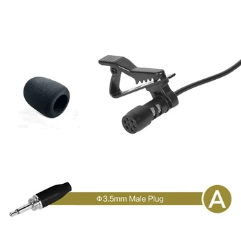 Vysoká Kvalita Lavalier Klope Mikrofón pre Profesionálne Audio Nahrávanie a Vysielanie Viacerých Konektor Možnosti