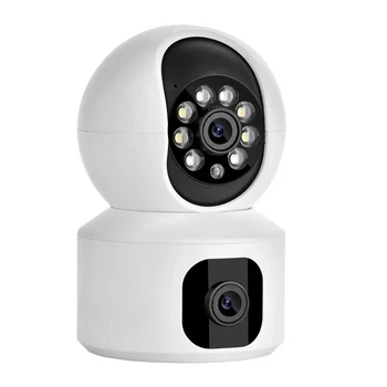 Binokulárne Prepojenie Kamera, Bezdrôtové bezpečnostné Kamery 2MPX HD Wifi Monitor Domov Smart Security Kamera