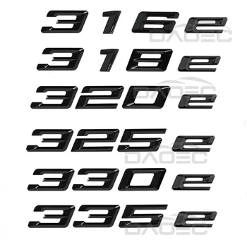 Kufri Chrome Písmená Odznak Znak Obtlačky Nálepka Pre BMW Radu 3 316e 318e 320e 325e 330e 335e E46 E90 E91 F30 F31 F34 G20