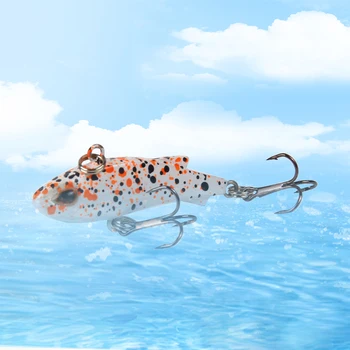Luya Návnady je Nové 4,5 cm/4g Dlho Hodiť Micro Objektu Tri Háčika VIB Ponorené Chveje Plávanie Vibrácií Simulácia Pevného Návnada
