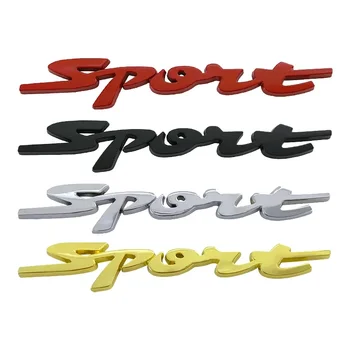 3d Kovové Logo Šport Zadný Kufor Znak Blatník Odznak Univerzálna Nálepka Kotúča, BMW, Audi spoločnosti Ford, Toyota, Nissan Suzuki