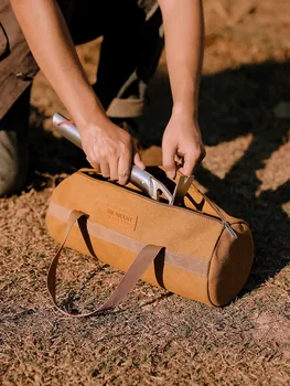 Vonkajšie potreby na kempovanie príslušenstvo skladovanie taška stan vietor lano nechtov nástroj skladovanie taška camping prenosné nechtov taška valcovými taška