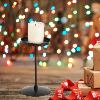 Home Decor svietnik Elegantný Kovový Svietnik Nastaviť na Vianoce Domov Dekorácia Moderných Tabuľka svietnik na Slávnostné