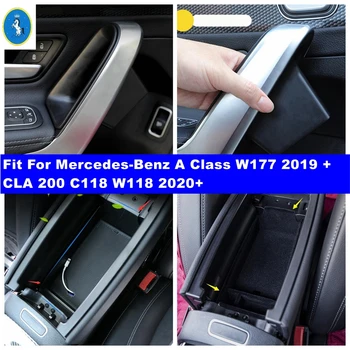 Dvere auta Strednej Opierke Úložný Box Doska Palety Kontajner Pre Mercedes-Benz Triedy W177 2019 + CLA 200 C118 W118 2020 - 2023