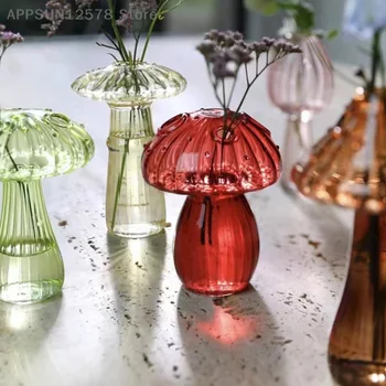 Huby Sklenené Vázy Aromaterapia Fľašu Kreatívny Domov Hydroponické Kvet Tabuľka Jednoduché Dekorácie