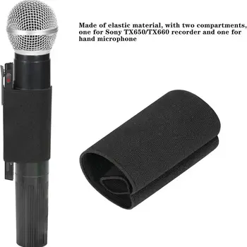 Univerzálny Ruky Mikrofón Elastický Rukáv Nové Čierne Elastické Mikrofón Príslušenstvo Odolné Rekordéry Rukáv