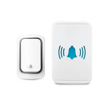 Jednoduchý Na Používanie, Pager Pohodlné Diaľkové Ovládanie Zvonček, Diaľkové Ovládanie Inteligentné Riadiace Zvonček Smart Home Jednoduchá Inštalácia