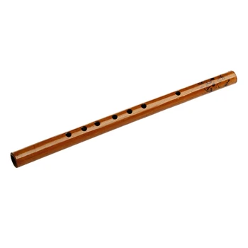 Tradičné 6 Otvor Bambusová Flauta Klarinet Študent Hudobný Nástroj Drevo Farba
