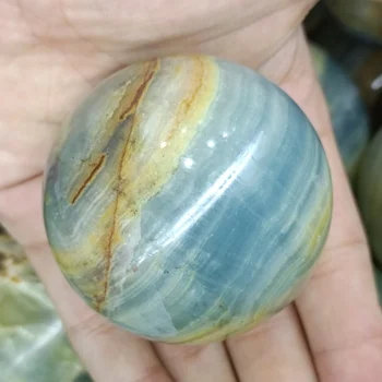 1pc Prírodné kryštály loptu Modrý Lux quartz oblasti liečenie reiki galaxy domáce dekorácie, darčeky, ozdobné