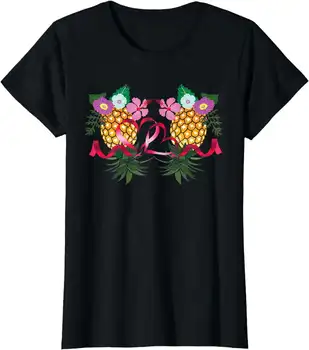 Hore Nohami, Banány, Ananás, Kvetinové Letné Ovocie Milenca Swinger T-Shirt