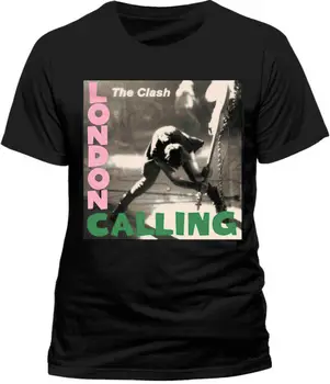 Stret T Shirt ÚRADNÝ London Calling obal Albumu Punk Rock