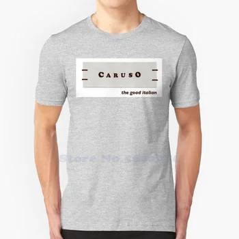 Caruso Unisex Oblečenie 2023 Streetwear Značky Vytlačené Logo T-shirt Graphic Tee