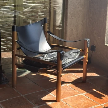 Nordic retro jednu osobu voľný gauč stoličky, kožené kreslo, moderný a minimalistický malá veľkosť jednotky