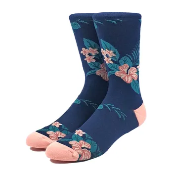 Muži Radi Vtipné Kvety Hrubé Ponožky