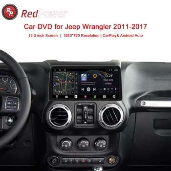 12.3 palcový redpower auto radio na Jeep Wrangler 2011-2017 auto DSP Android 10,0 CarPlay audio