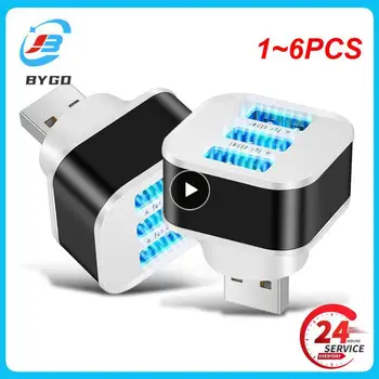 1~6PCS Port USB Sloty Hub Adaptér USB 3in1 2.0 Viacerých Rozhranie USB Vstup Auto USB Extender Auto Elektronika Príslušenstvo
