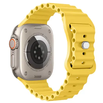 Ocean Watchband Pre Apple hodinky Remienok 44 mm 40 mm 45 mm 41mm 42mm 38 mm 49 mm Silikónový náramok iWatch Series 7 6 5 4 SE Ultra 8 Band