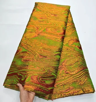 Horúce Francúzsky Afriky Žakárové Čipky Textílie 2024 Najnovšie Nigérijský Žakárové Brocade Čipky Textílie Pre Elegantné Ženy Party Šaty Šiť