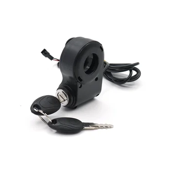 E-Bike Lgnition Lock Palec Plyn Prepínač Power na KUGOO M4 M5/Xiao Mi M365 Univerzálny Elektrický Skúter Príslušenstvo