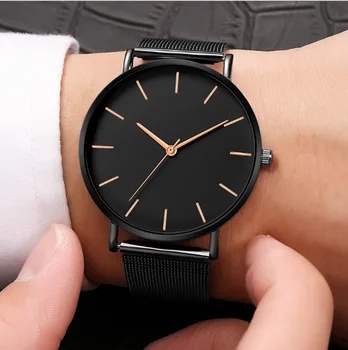Muži Sledovať 2024 Luxusný Top Značky Quartz Hodinky Business Jednoduché Ultra Tenké Oka Náramkové hodinky pánske Hodiny Reloj Hombre Montre Homme