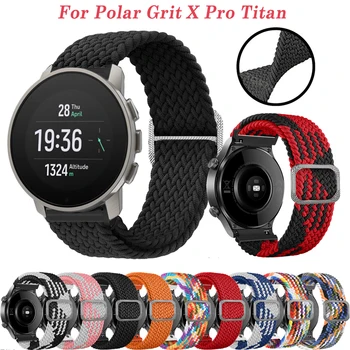 22 mm Nylon Popruh Pre POLAR Zrnitosti X Pro Titan Smart Hodinky Watchband Pre POLAR Vantage M/M2 Nahradenie Náramok Náramok Correa
