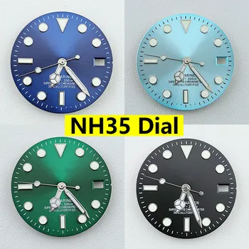 NH35 dial Sledovať dial NH36 Dial S dial zelený Svetelný dial Vhodné pre NH35 NH36 sledovať pohyb príslušenstvo