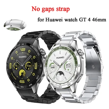 22 mm Bez medzier Kovový remienok Pre Huawei Sledovať GT 4 46 mm Smartwatch nehrdzavejúcej ocele, Skladacie pracky náramok náramok correa