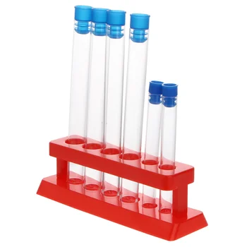 Plastové Skúmavky S Úložný Stojan Vedecký Experiment Príslušenstvo (Stojan Na Skúmavky +16*150 Plug (Plug Farba Je Náhodné)