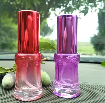 Módne 5 ml Mini Prázdne Sklenené Naplniteľné Parfum Spray Fľaša Multicolor Kozmetické Kontajner Veľkoobchod