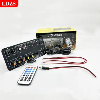 ZY-D9088 Bluetooth Zosilňovač Rada AUX TF Karty, USB 30-120W pre 40W 4 Ohm Reproduktor 110V 220V alebo 12V 24V Subwoofer Audio Zosilňovač Modul