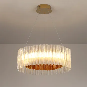 Moderné Akryl Petal Luster Nordic Krúžok Závesné Lampy, Obývacia Izba, Reštaurácia, Kuchyňa Kuchyňa Designer luster