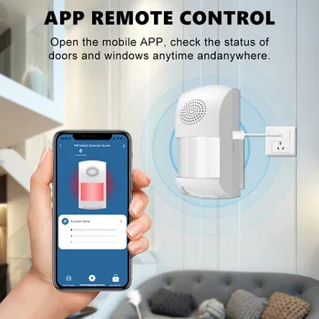 Anti-theft Detektor Diaľkové Ovládanie Tuya WiFi Bluetooth Pohybu, Infračervené Ľudské Telo Snímača Anti-pet Alarm Načasovanie Odstúpenie od zmluvy
