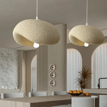 Nový Dizajn Wabi Sabi Lustre Japonský Štýl Prívesok, Svetlá Kuchyňa, Jedáleň Obývacia Izba Dekor Prívesok LampTable Bar Svetlo