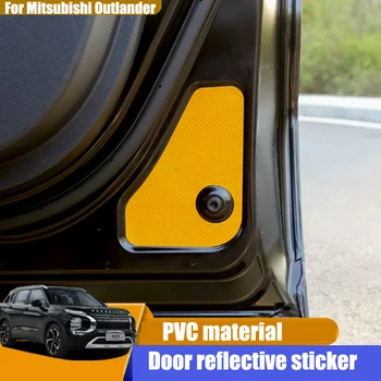 Pre Mitsubishi Outlander 2023 Dvere podsvietenie nálepky, reflexné pásy elektrické zadné dvere upozornenie