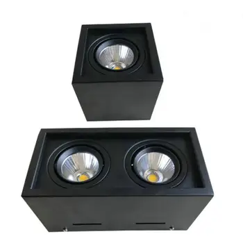 Zapustené Dvojité Stmievateľné LED Downlight 10W 20W Výzdoba Stropu Lampa AC110V 220V