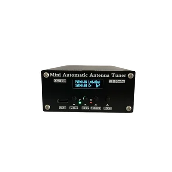 CGJ-100 1.8-30MHz Mini Automatická Anténa Tuner s 0.91 palcový OLED Displej pre 5-100W Krátkovlnné Rádiové Stanice