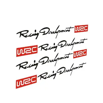 4Pcs Auto Rukoväť Nálepky WRC Rally Preteky Prúžok Auto Obtlačky Vinyl pre Toyota corolla CHR RAV4 avensis yaris auris