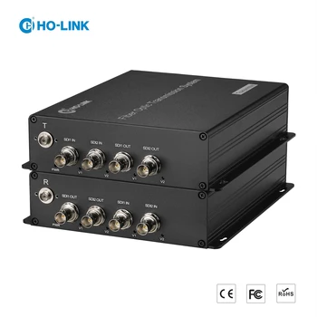 3G-SDI na optické vlákno video converter vysielač previesť 4ch 3G-SDI signálu na optické vlákna