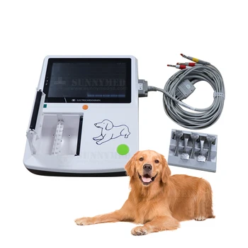 SY-W002 Lacné Veterinárnej Digitálne 3 Kanálové EKG elektrokardiogram veterinaria Stroj pre zvieratá