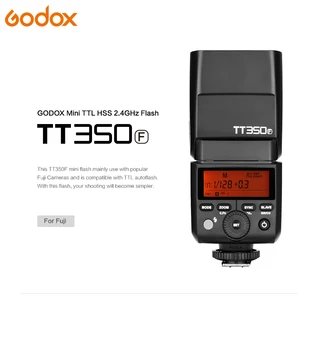 Godox TT350F Mini Speedlite TTL HSS GN36 High Speed 1/8000S 2.4 G pre Fotoaparát Fujifilm Flash pre Fuji